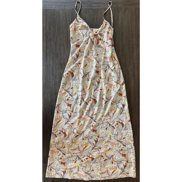 L*Space Satin Midi Slip Dress Womens Small in Soulshine Floral Joanna - Picture 14 of 14